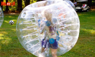 giant transparent ball use in water